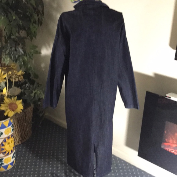 MONA B LONG DENIM COAT - Picture 4 of 4